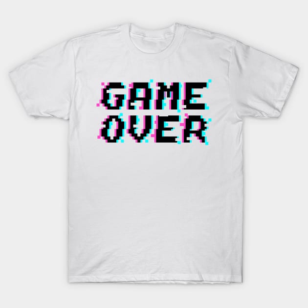 Game over T-Shirt by Elena Choo